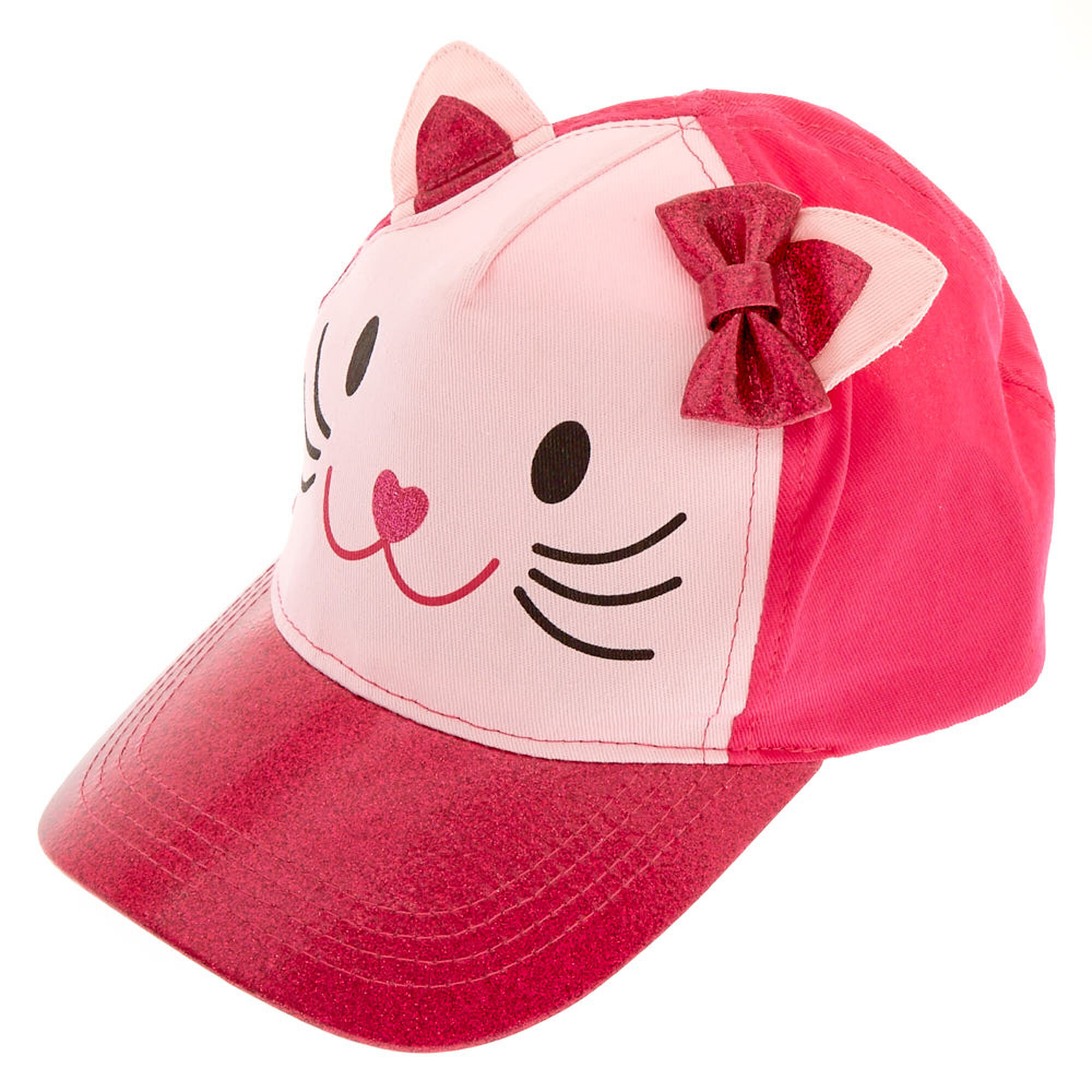 cat with baseball cap