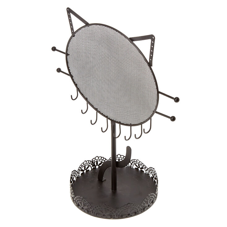 Cat Jewellery Holder - Black,