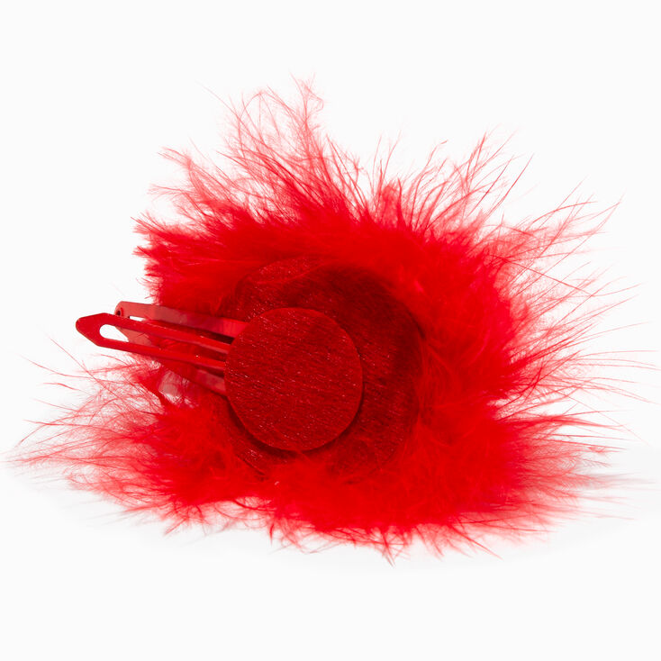 Red Devil Horns Hair Snap Clips - 2 Pack,