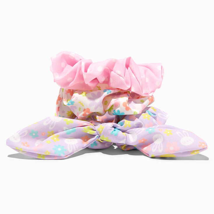 Easter Print Hair Scrunchies - 3 Pack,