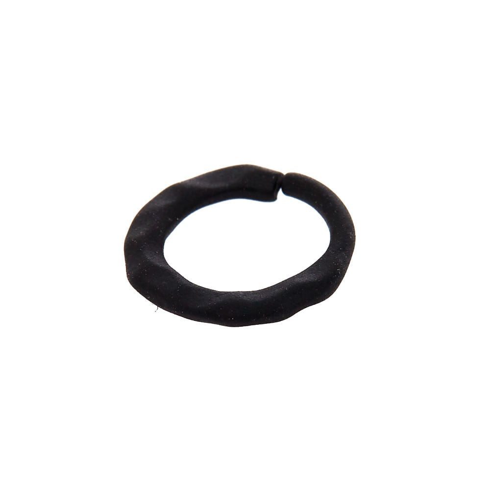 Matte Cartilage Hoop Earring - Black,
