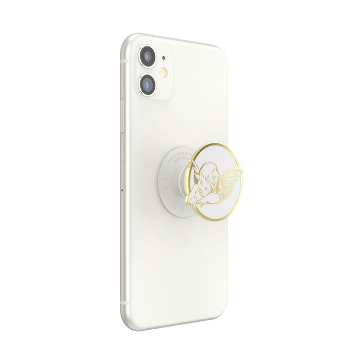 PopSockets&reg; PopGrip - Enamel Cherub,