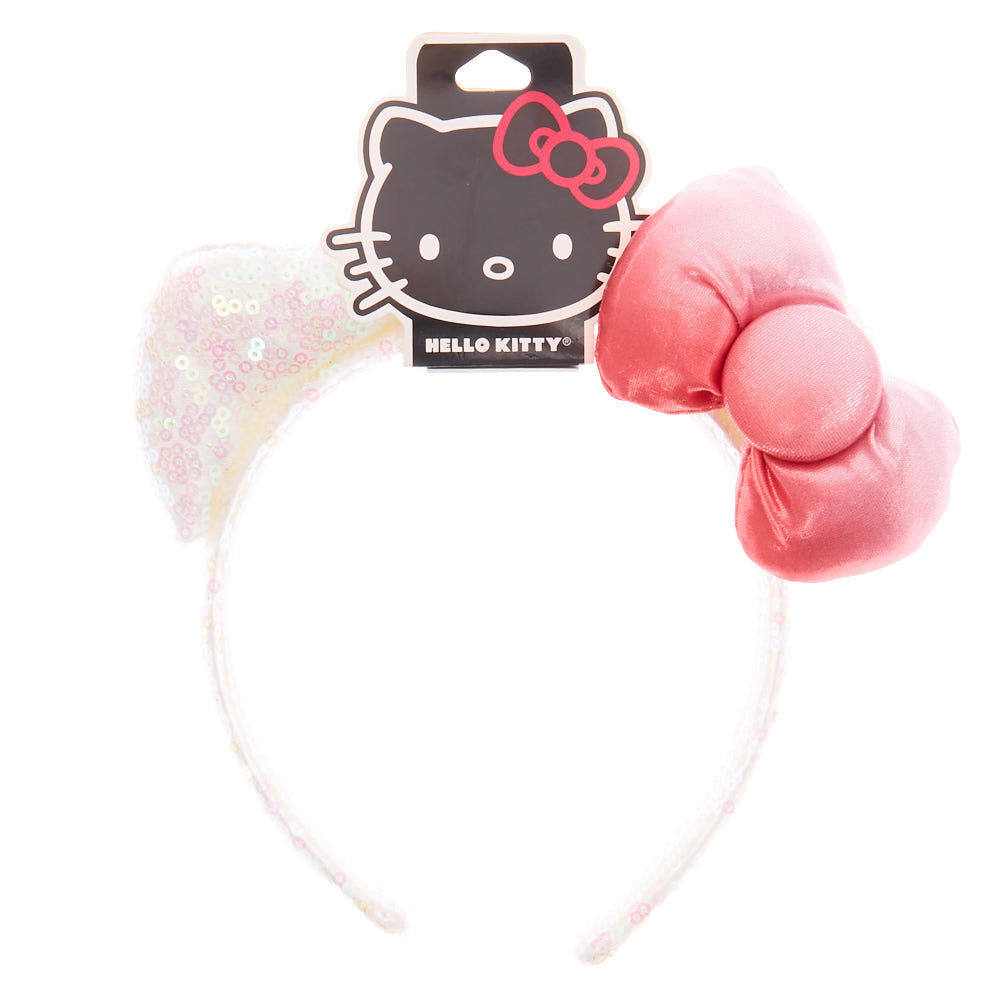 Handmade Pink Hello Kitty Marabou Feather Flowers Baby Girl /Girl Headband 