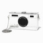 White Camera Shaped Crossbody Bag,