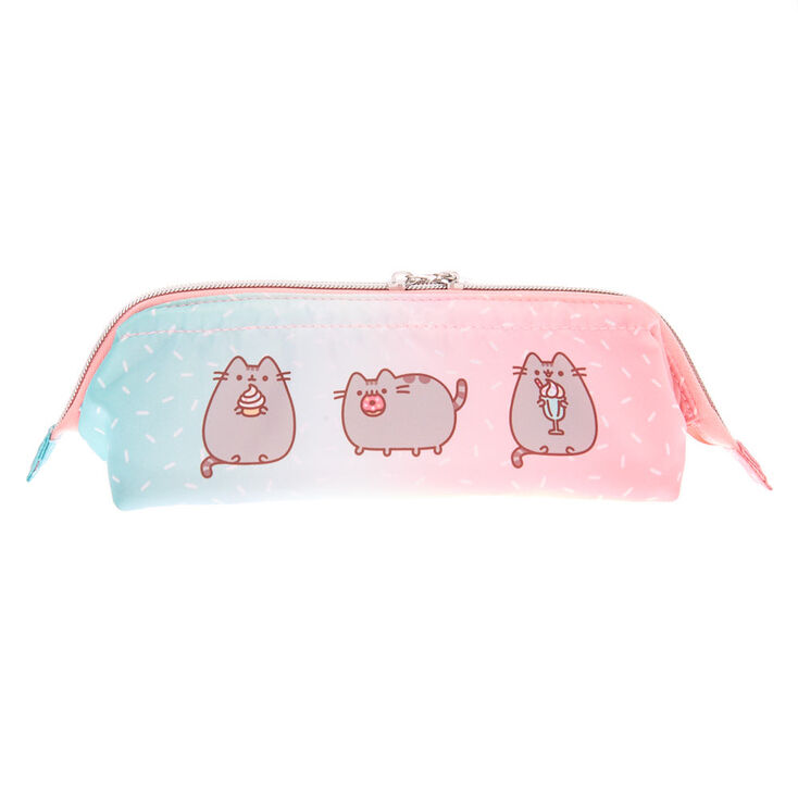 Pusheen Sweet Treats Ombre Pencil Case - Green/Pink,