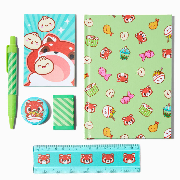 Red Panda Stationery Set,