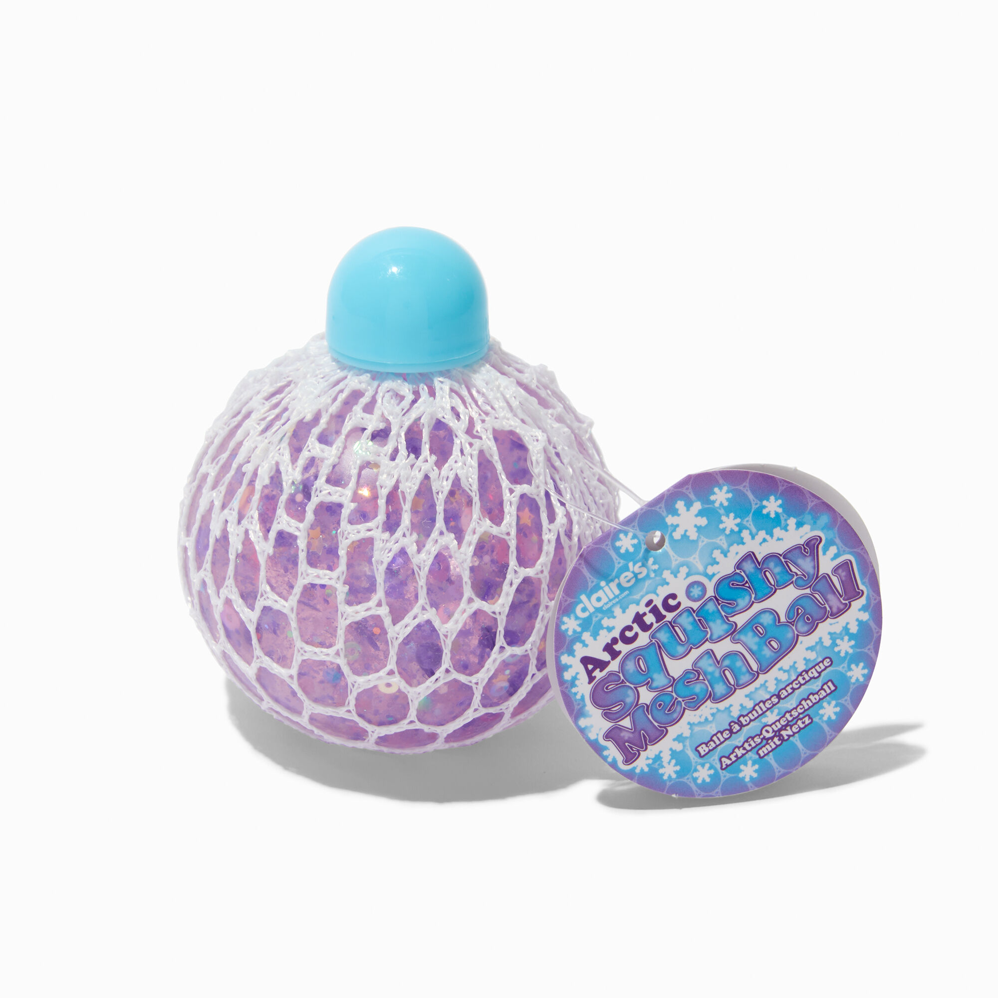 Jouet fidget boule anti-stress en filet spongieux arctique - Les modèles peuvent varier,