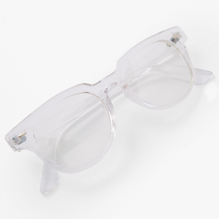 Transparent Retro Clear Lens Frames,