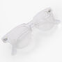 Transparent Retro Clear Lens Frames,