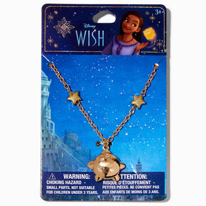 Disney Wish Claire&#39;s Exclusive 3D Gold Star Necklace,