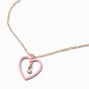Collier &agrave; pendentif &agrave; initiale &eacute;maill&eacute; couleur dor&eacute;e - Noir, C,