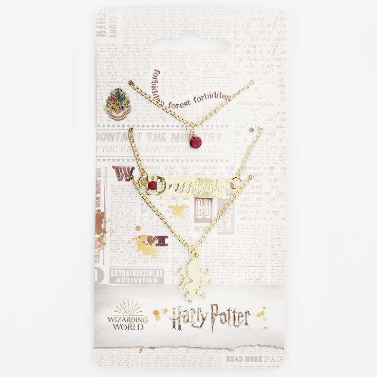 Collier Gryffondor Harry Potter&trade; - Lot de 3,
