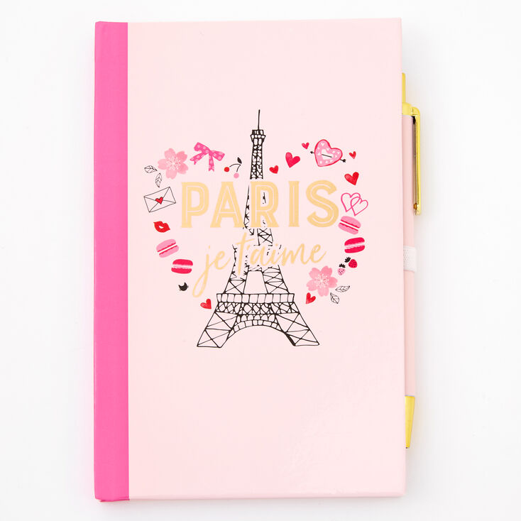 Journal intime Paris je t&rsquo;aime - Rose,