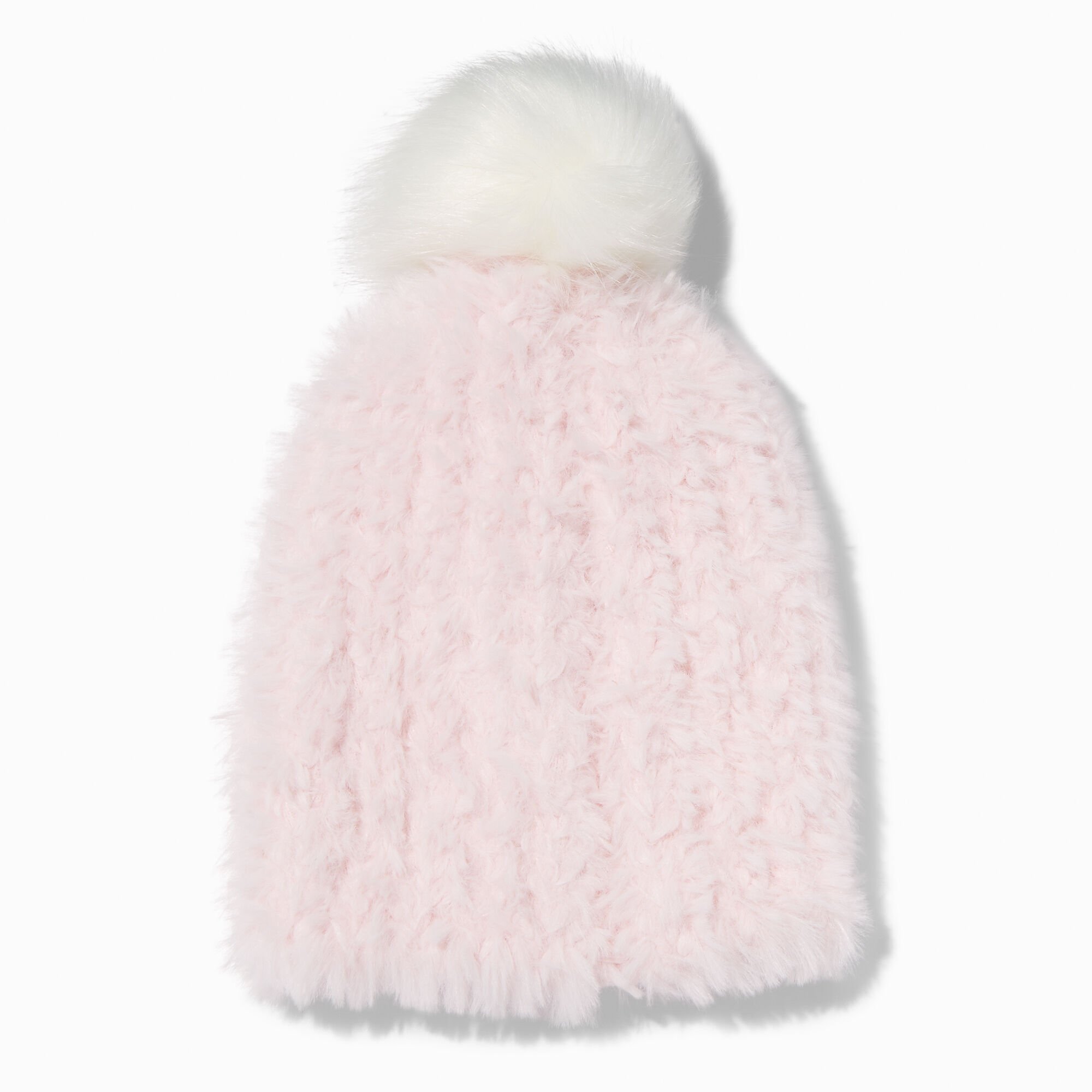 Cozy Pink Beanie Hat | Claire's US