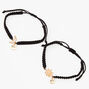 Best Friends Sun and Moon Knotted Cord Bracelets - 2 Pack,