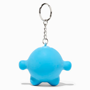 Blue Man Stress Ball Keychain,
