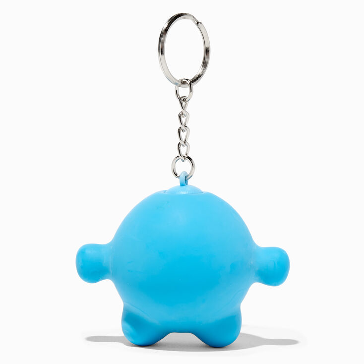 Blue Man Stress Ball Keychain