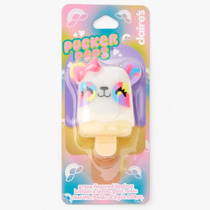 Pucker Pops&reg;  Rainbow Panda Lip Gloss - Grape,