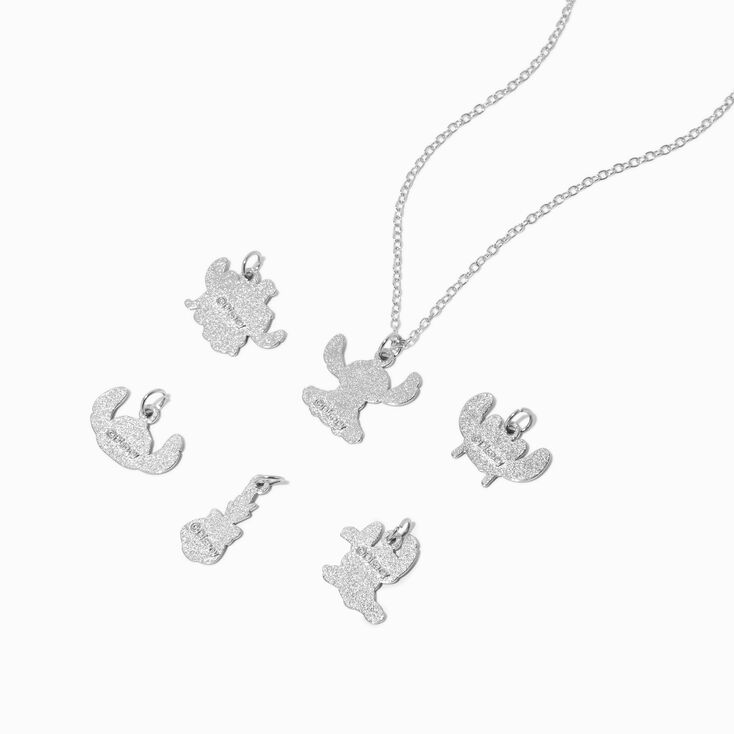 Disney Stitch Claire&#39;s Exclusive BFF Charm Necklace,