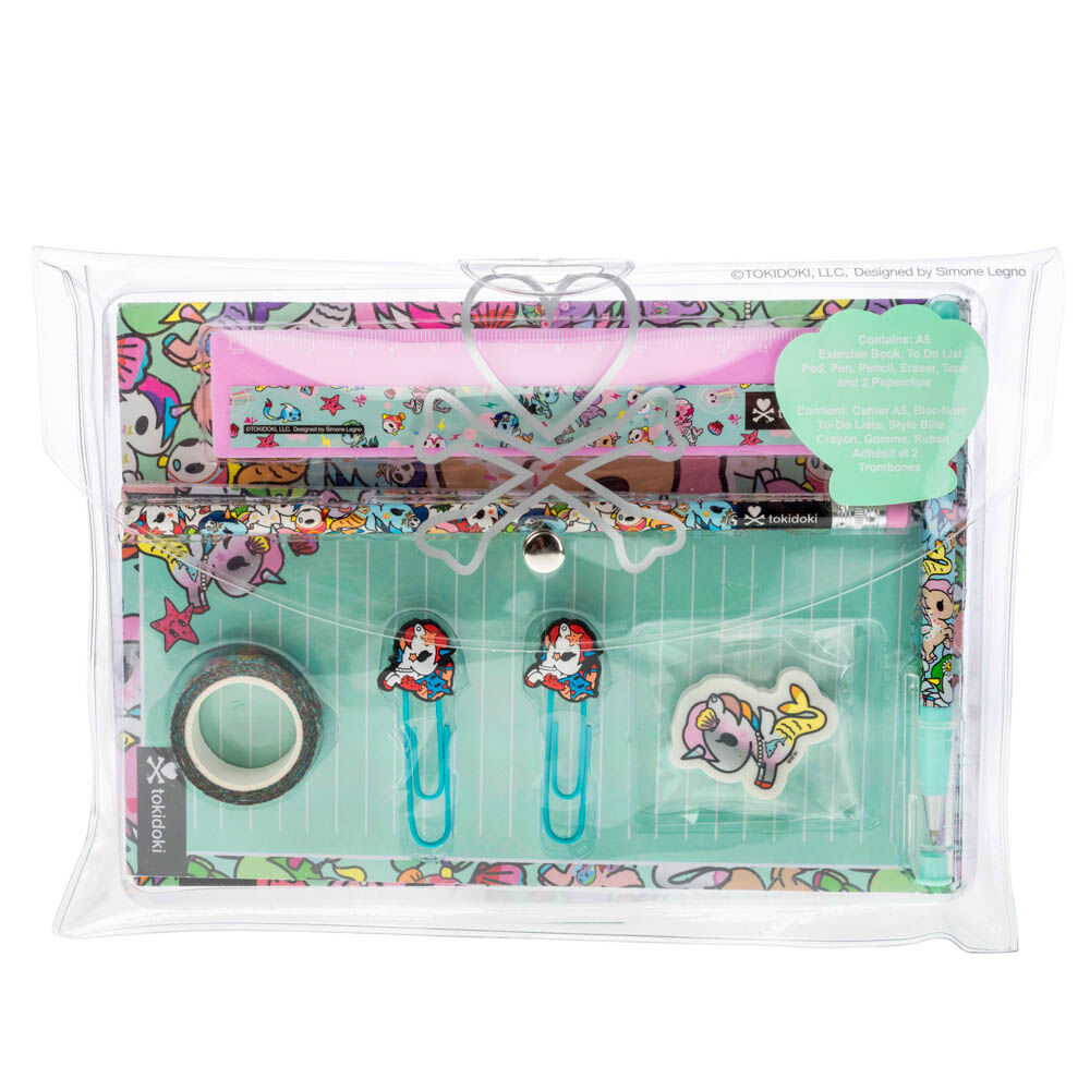 Neon Star™ by tokidoki Stationery Set- Turquoise,