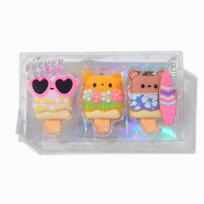 Pucker Pops&reg; Beach Critter Lip Gloss Set - 3 Pack,
