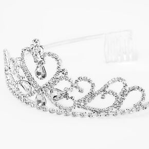 Silver Rhinestone Kate Tiara,