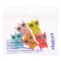 Rainbow Unicorn Cat Erasers - 5 Pack,