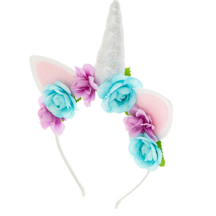 Pastel Unicorn Flower Headband,