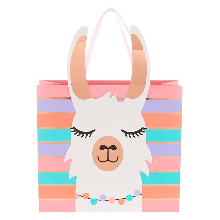 Sac cadeau lama de taille moyenne,