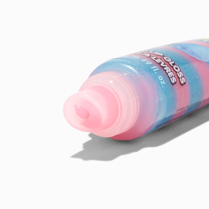 Tube de gloss parfum&eacute; en exclusivit&eacute; chez Claire&rsquo;s Charms&reg; Fluffy Stuff - Barbe &agrave; papa,