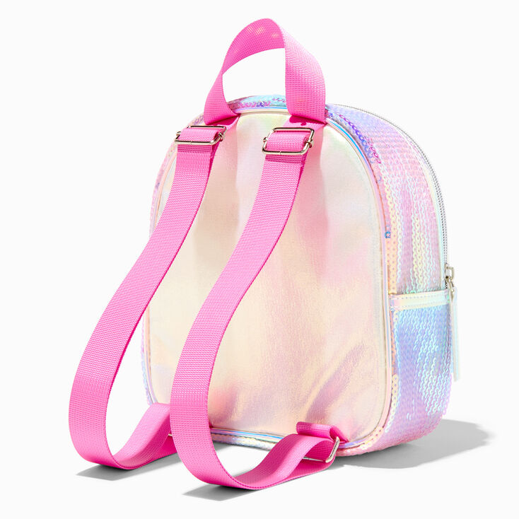 Mini sac &agrave; dos licorne &agrave; paillettes Claire&#39;s Club,