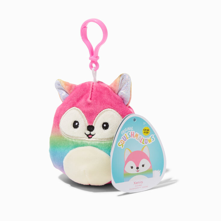 Squishmallows&trade; Xenia the Fox 3.5&quot; Clip-On Plush Toy,