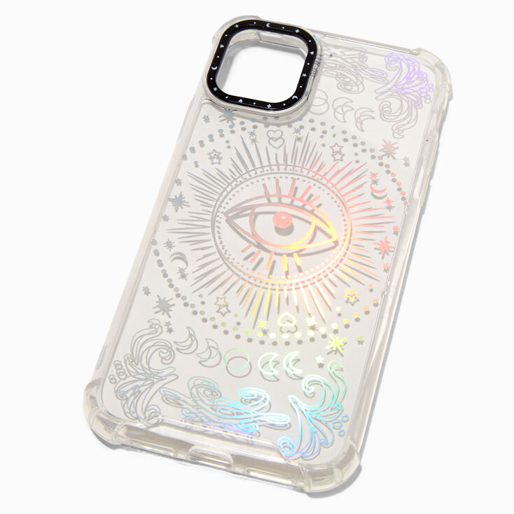Holographic Evil Eye Clear Phone Case - Fits iPhone&reg; 11,