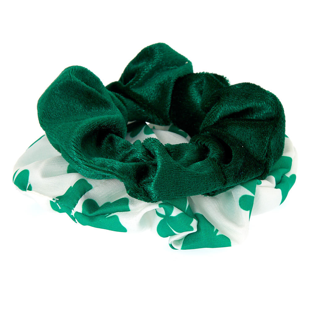 Shamrock Hair Scrunchies - 2 Pack,