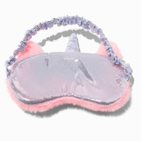Pink Unicorn Plush Sleeping Mask,