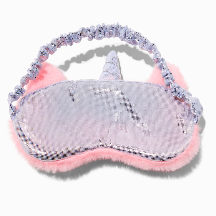 Pink Unicorn Plush Sleeping Mask,