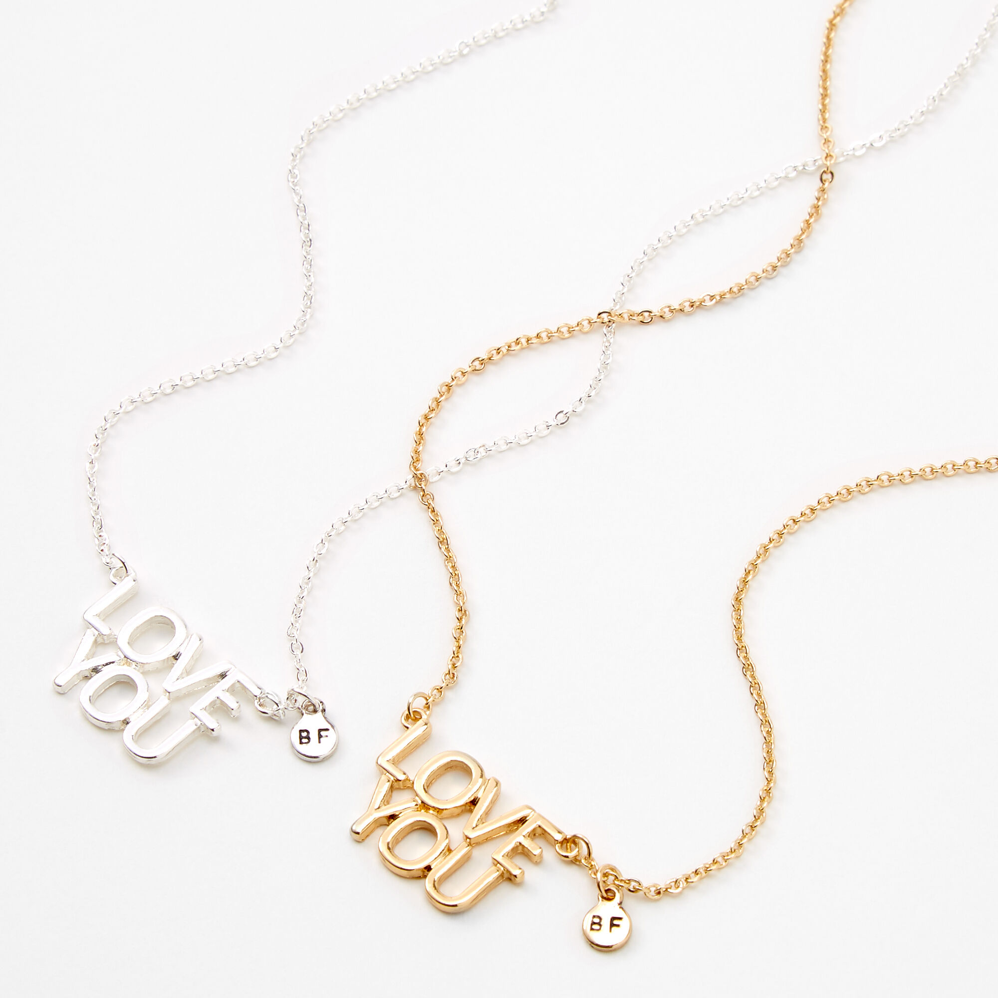 Best Friends Love You Necklaces 2 Pack Claire s