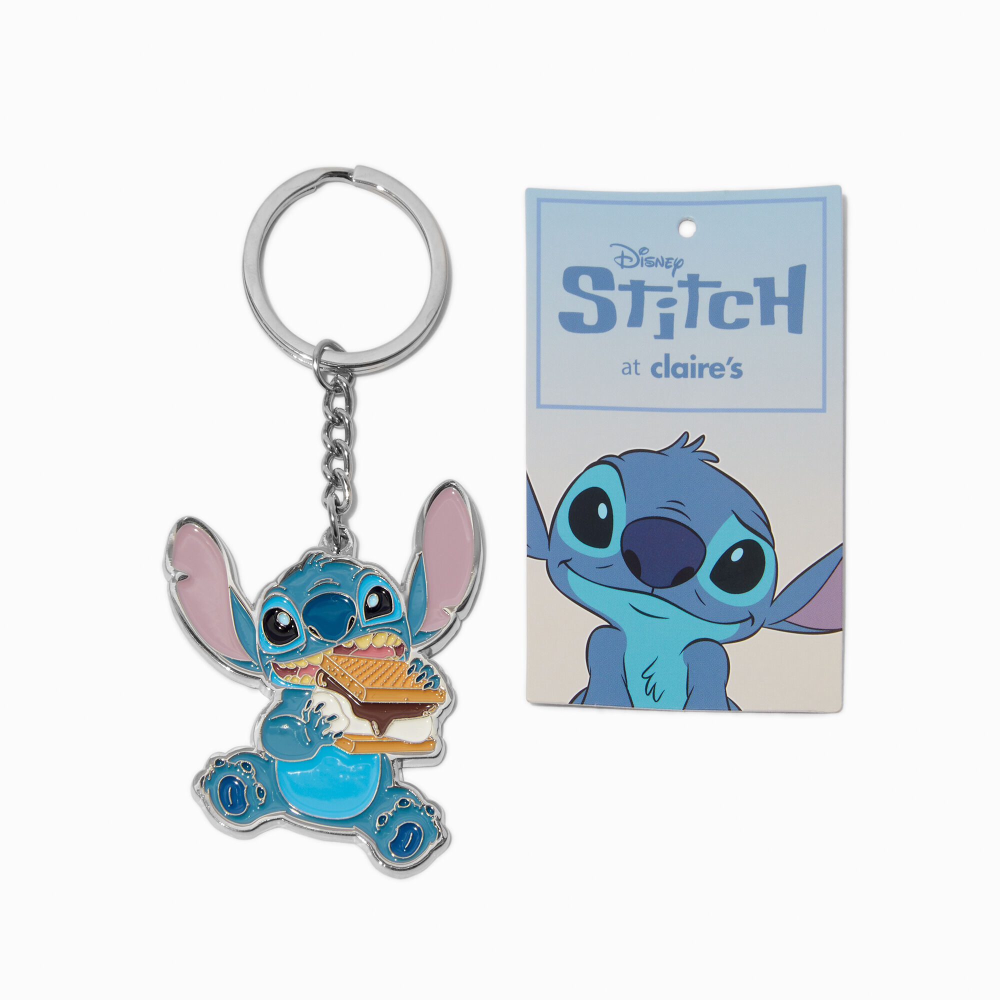 Disney Stitch Claire s Exclusive S more Keyring