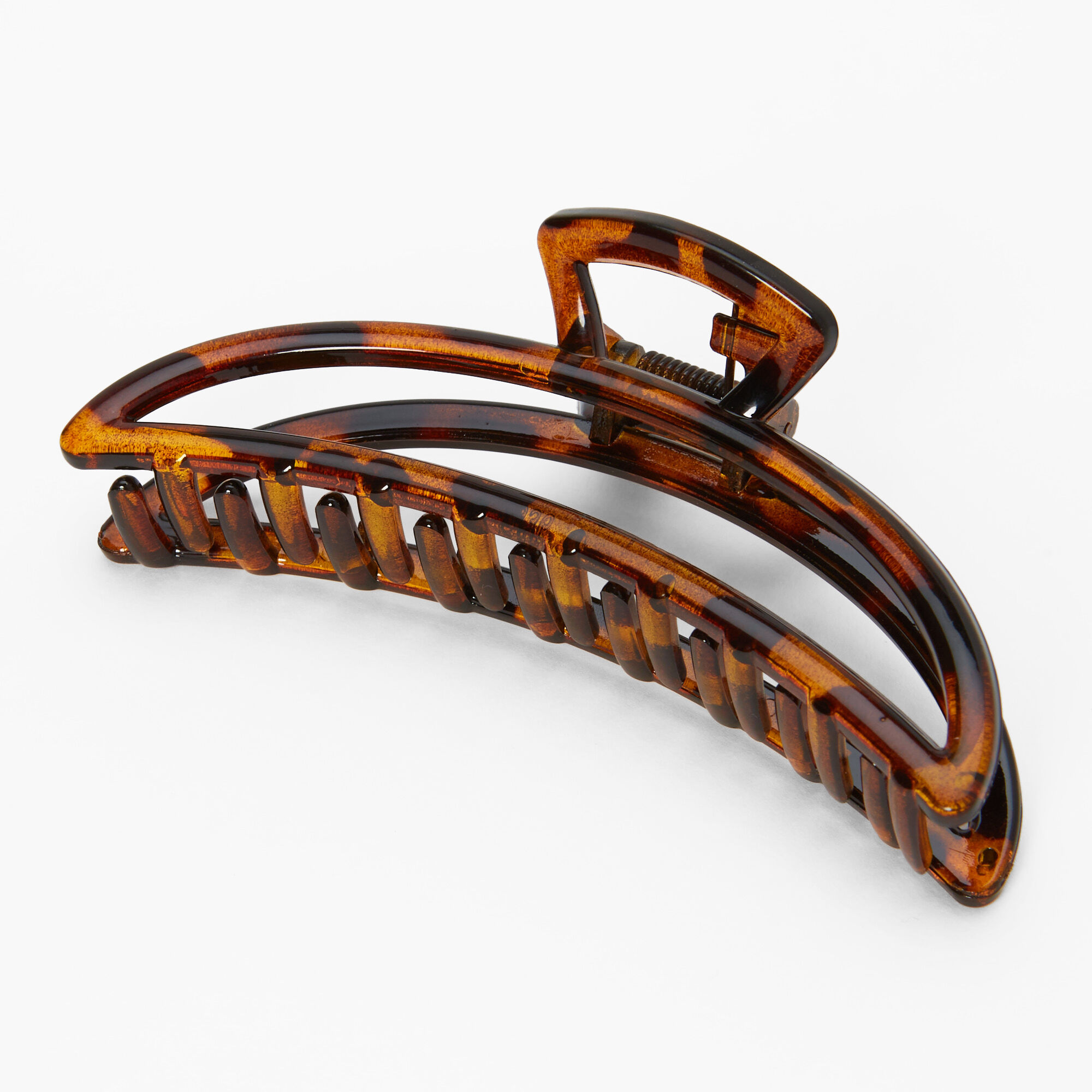 View Claires Tortoiseshell Large Arch Hair Claw information