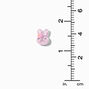 Purple Bunny Stud Earrings,