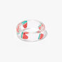 Claire&#39;s Club Rainbow Fruit Acrylic Rings - 7 Pack,