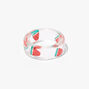 Claire&#39;s Club Rainbow Fruit Acrylic Rings &#40;7 pack&#41;,