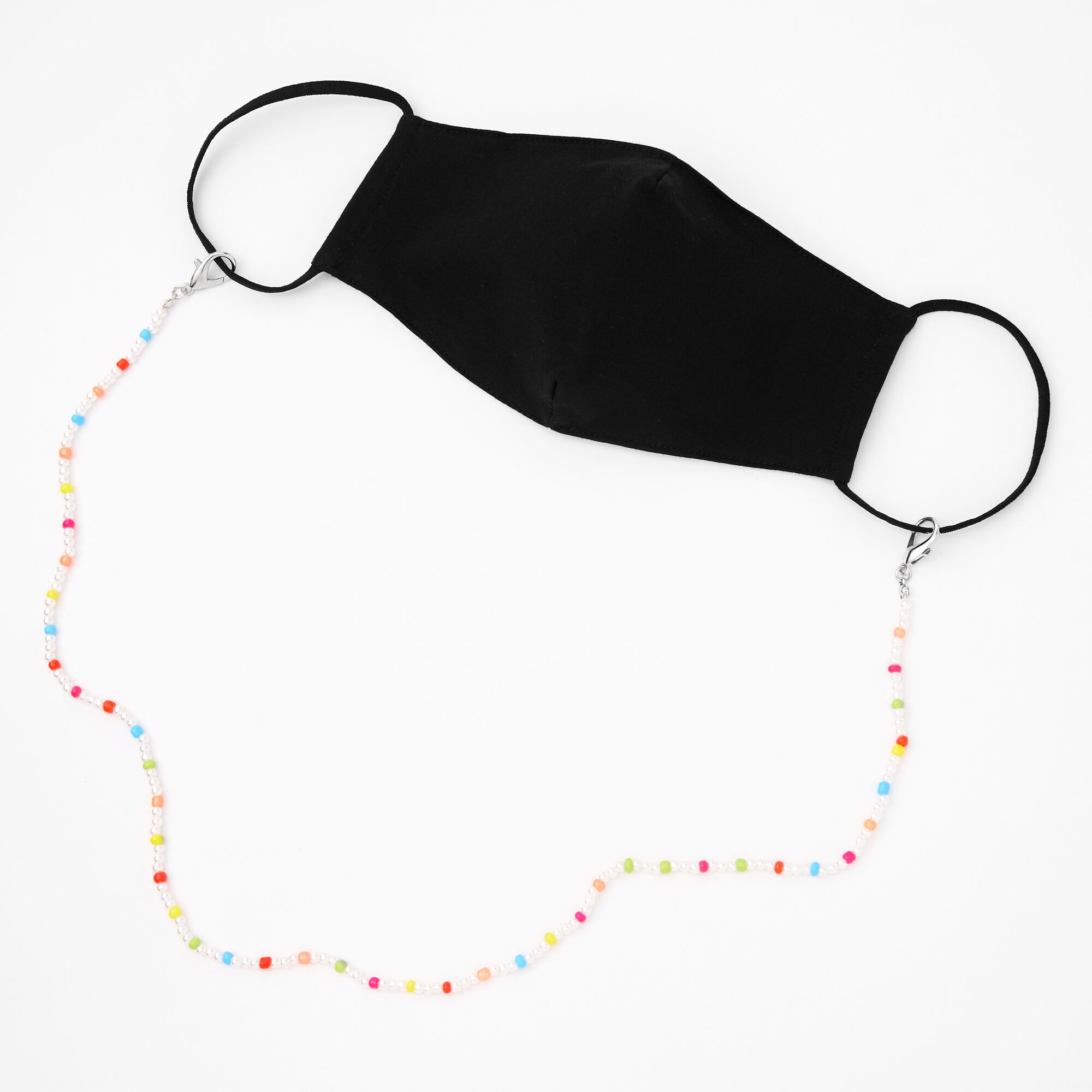 Pearl Beaded Face Mask Lanyard,