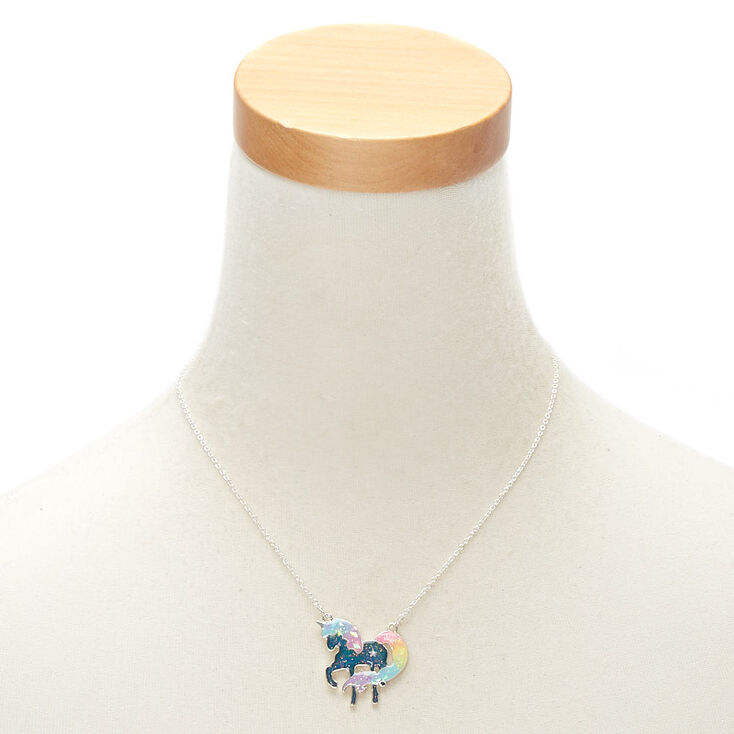 Mood Pastel Unicorn Pendant Necklace,