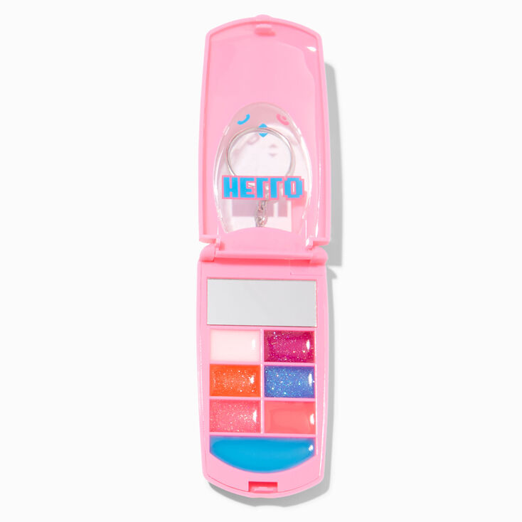 Y2K Pink Bling Flip Phone Lip Gloss Set,