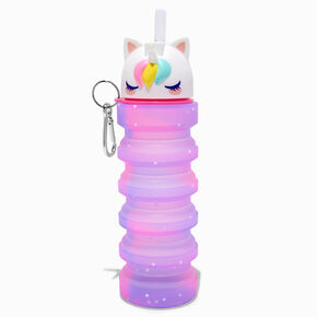 Gourde licorne &agrave; paillettes r&eacute;tractable,