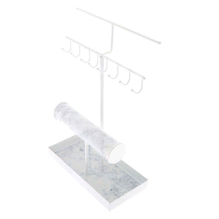 Marble Jewelry Holder - White,