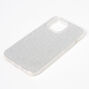 Silver Glitter Protective Phone Case - Fits iPhone&reg; 13 Pro,
