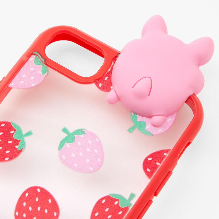 Strawberry Hamster Peek A Boo Phone Case - Fits iPhone&reg; 6/7/8/SE,