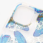 Blue &amp; White Butterflies Phone Case - Fits iPhone 11,